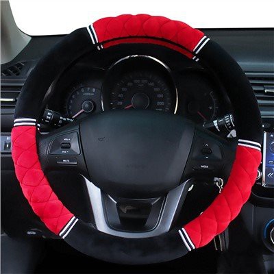 Minkšti minkšti universalūs automobilių priedai vairo dangteliai